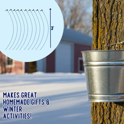 Deluxe Maple Syrup Tree Tapping and Sugaring Starter Kit Pack
